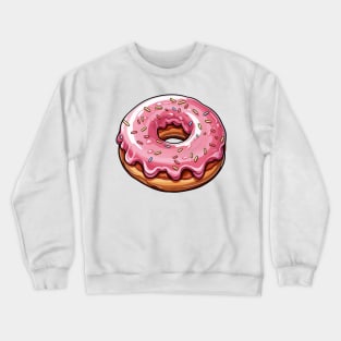 pink donut Crewneck Sweatshirt